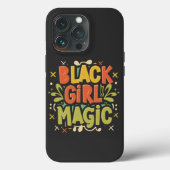 Black Girl Magic: Kracht, schoonheid en uitmuntend Case-Mate iPhone Case (Achterkant)