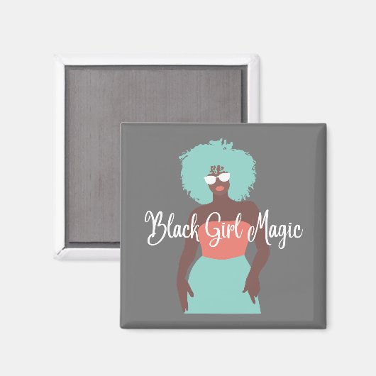 Black Girl Magic Magneet (Voorkant / Achterkant)