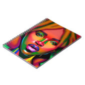 Black Girl Magic Melanin Poppin Juneteenth Queen Notitieboek (Linkerzijde)