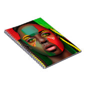 Black Girl Magic Melanin Poppin Juneteenth Queen Notitieboek (Rechterzijde)