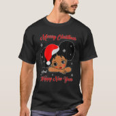 Black Girl Magic Merry, Afrikaans-Amerikaans T-shirt (Voorkant)