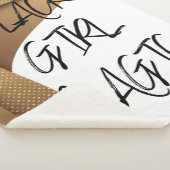 Black Girl Magic Sherpa Deken (3/4)