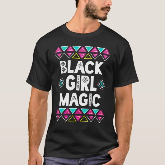 BLACK GIRL MAGIC Shirt Afro Black History maand (Voorkant)