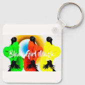 Black Girl Magic Sleutelhanger (Achterkant)