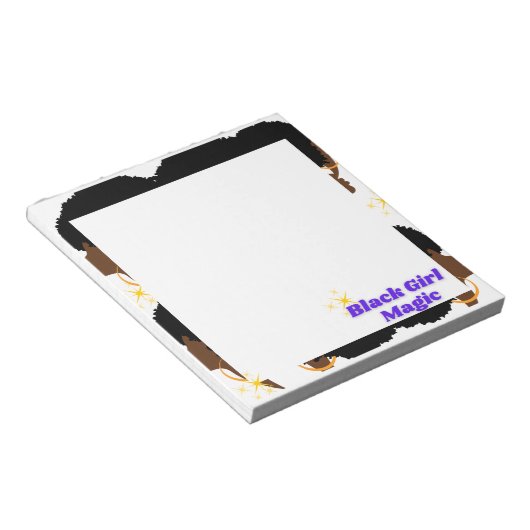 Black Girl Magic Sticky Notes Notitieblok (Schuin)