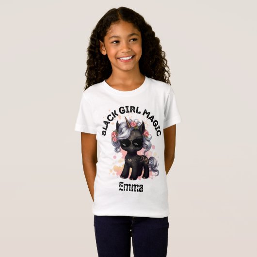 Black Girl Magic T-shirt (Voorkant volledig)