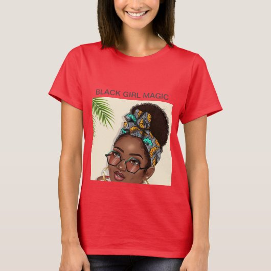 Black Girl Magic T-Shirt (Voorkant)