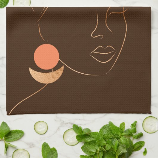 Black Girl Magic Theedoek (Gevouwen)