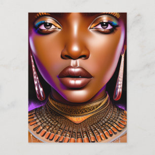 Black Girl Magic Verjaardag Zuster Melanine Vrouw Briefkaart