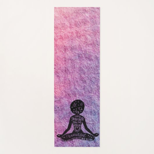 Black Girl Magic Yoga mat (Voorkant)