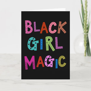 Black Girl Magic Zwarte Koninginnen Prinses Kinder Kaart