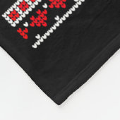 Black Girl Nutcracker Western Nutcracker Bow Ugly Fleece Deken (Hoek)