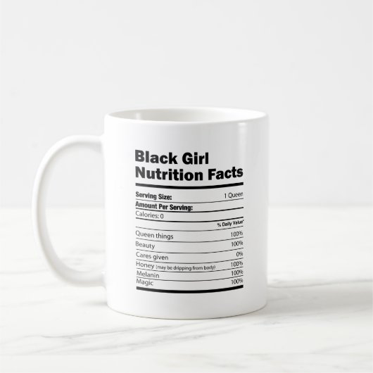 Black Girl Nutritional Facts Koffiemok (Links)