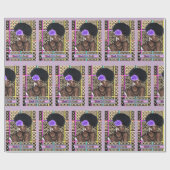 Black Girl Rock Cadeaupapier (Vlak)