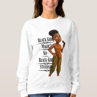 Black Girl Standard,Afro Modern,Pixarstyle 3d Trui