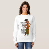 Black Girl Standard,Afro Modern,Pixarstyle 3d Trui (Voorkant volledig)