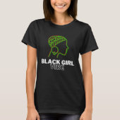 Black Girl Vibe  Magic Melanin Queen African Ameri T-shirt (Voorkant)
