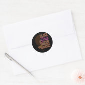 Black Girls Been Magic African Queen Ronde Sticker (Envelop)