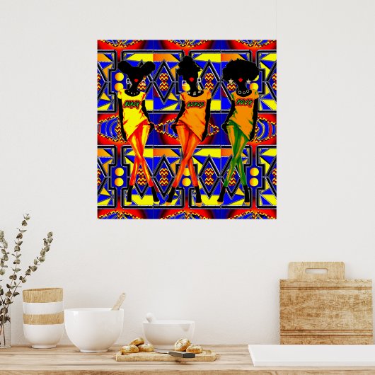 Black Girls Magic Poster (Keuken)