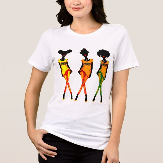 Black Girls Magic Tri-Blend Shirt (Voorkant)