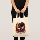 Black Girls Read | Aanpasbare Budget Tote Bag (Voorkant (product))
