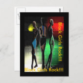 Black Girls Rock! Briefkaart (Voorkant / Achterkant)