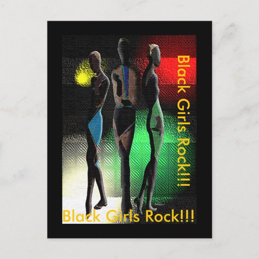 Black Girls Rock! Briefkaart (Voorkant)