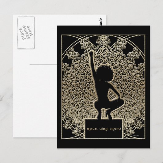 Black Girls Rock! Briefkaart (Voorkant / Achterkant)