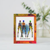Black Girls Rock! Briefkaart (Staand voorkant)