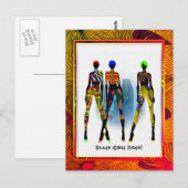 Black Girls Rock! Briefkaart (Voorkant / Achterkant)
