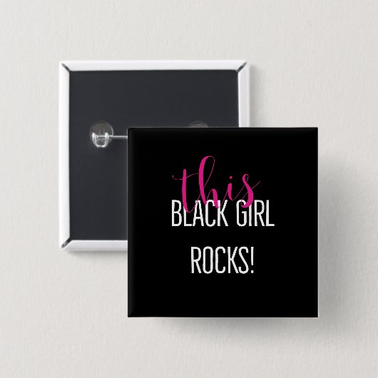 BLACK GIRLS ROCK BUTTON (Voorkant /achterkant)