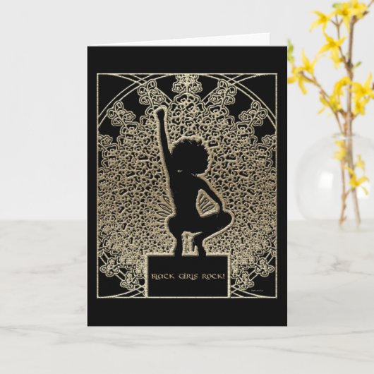 Black Girls Rock! Kaart (Gele Bloem)