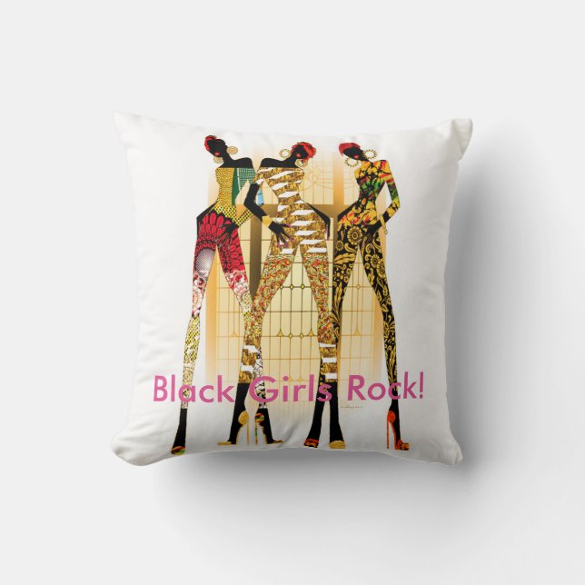 Black Girls Rock! Kussen (Voorkant)