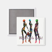 Black Girls Rock Magneet (Voorkant / Achterkant)