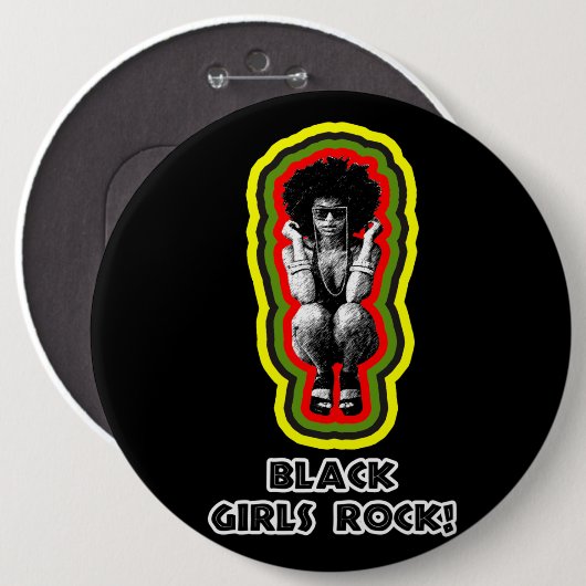 Black Girls Rock! Ronde Button 6,0 Cm (Voorkant /achterkant)