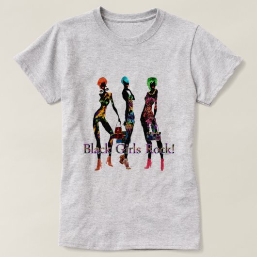 Black Girls Rock! T-shirt (Design voorkant)