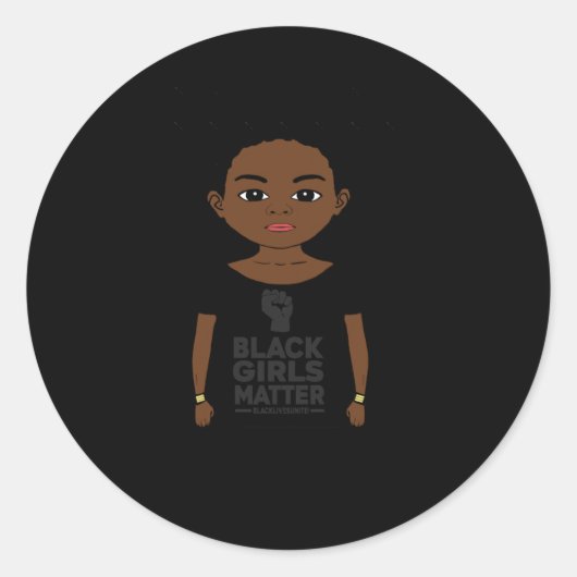 Black Girls Sticker (Voorkant)