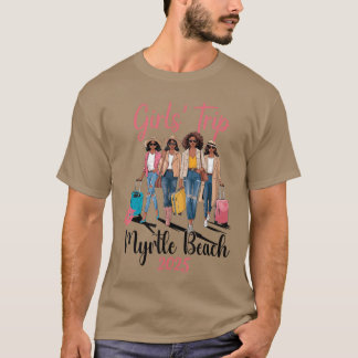 Black Girls Trip Myrtle Beach 2025 Vakantie Birthe T-shirt