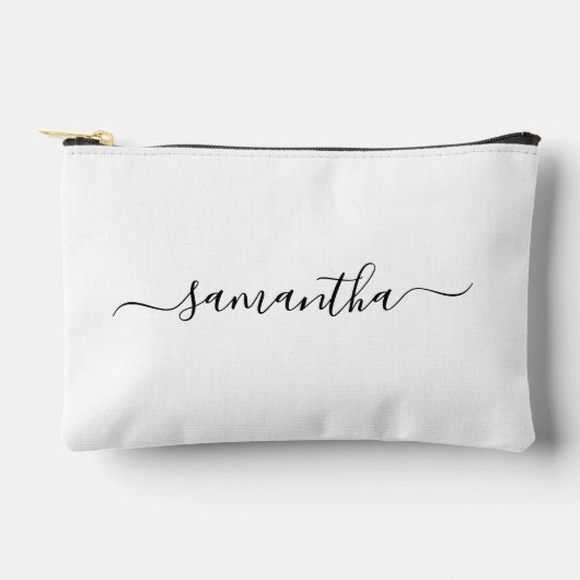 Black Girly Handtekening Naam Etui (Voorkant)