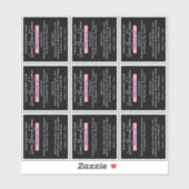 Black & Girly Parfum Essential Oil Roller Label (Vel)