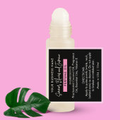 Black & Girly Parfum Essential Oil Roller Label