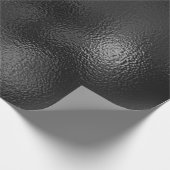 Black Glam Glass Metallic Corporate Industrial VIP Cadeaupapier (Hoek)