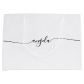 Black Glam handtekening naam Groot Cadeauzakje (Voorkant)