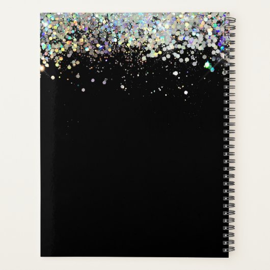 Black Glitter dacht dat ze Afstuderen kon maken Planner (Achterkant)