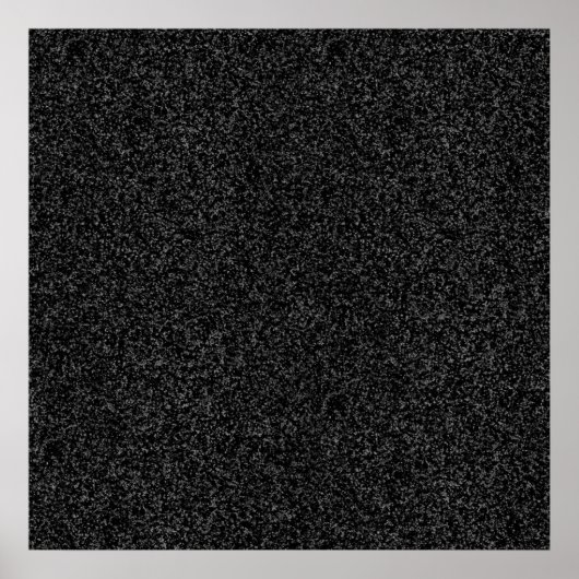 Black Glitter Gift Wrap Poster (Voorkant)
