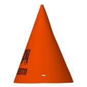 Black Glitter Happy Halloween Feesthoedjes (Rechts)