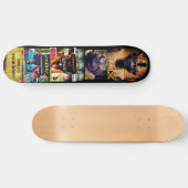 BLACK GLOBAL HISTORY-Skateboard Persoonlijk Skateboard (Horizontaal)