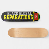 BLACK GLOBAL REPARATIONS Skateboard (Horizontaal)