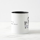 Black Globe & Silhouette A+ Werelds Beste Leraar Mok (Midden)