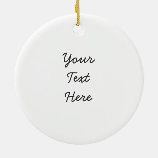 Black Gloss Monogram - G Keramisch Ornament (Achterkant)